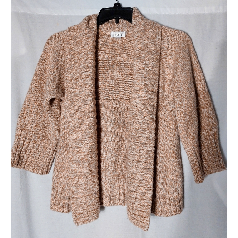 Ann Taylor Loft Brown Cardigan Sweater Sz Small